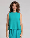 Sympli Gem Flared Shell Top - 21218