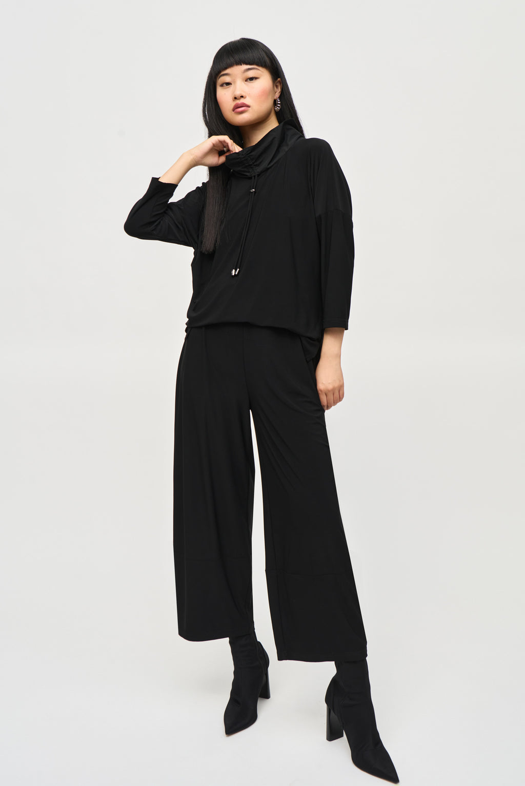 Joseph Ribkoff Cowl Neck Casual Jumpsuit Style 243137