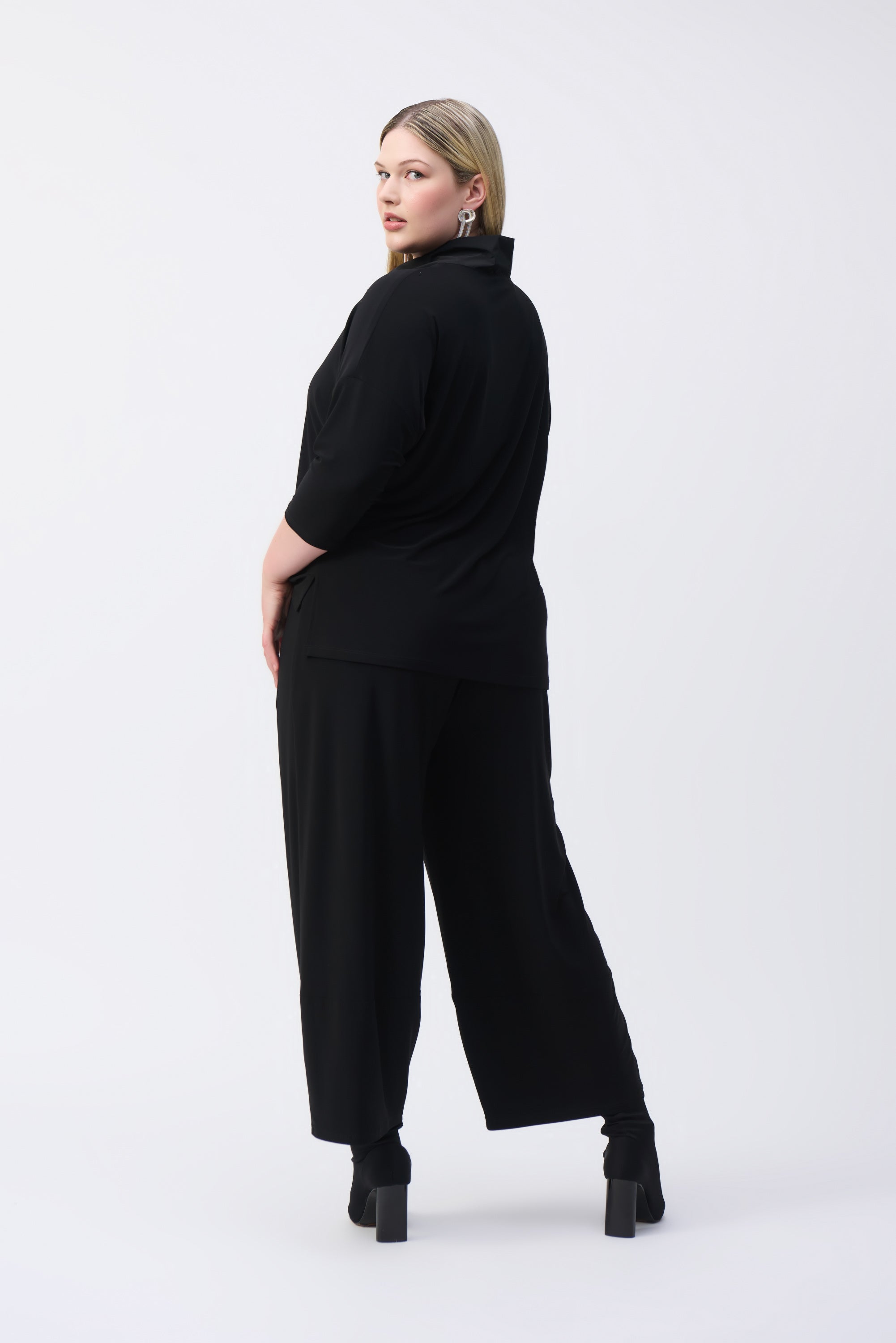 Joseph Ribkoff Cowl Neck Casual Jumpsuit Style 243137