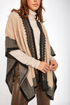 Frank Lyman Relaxed Fit Sleeveless Poncho Style 243509u