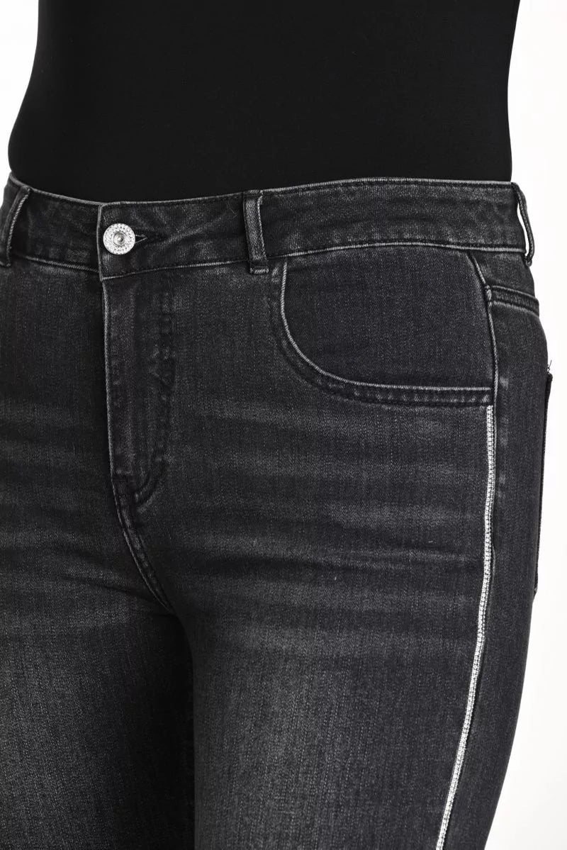 Frank Lyman Charcoal Denim Jean Pants Style 243407U