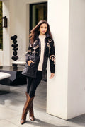 Frank Lyman Black Beige Jacket 243484U