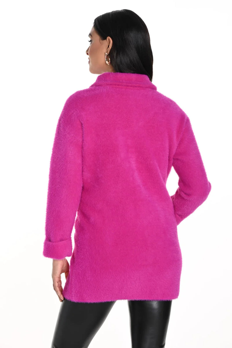 Frank Lyman 243507U Fuchsia Knit Jacket