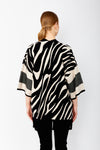 Frank Lyman Relaxed Fit Zebra Kimono Style 243535u