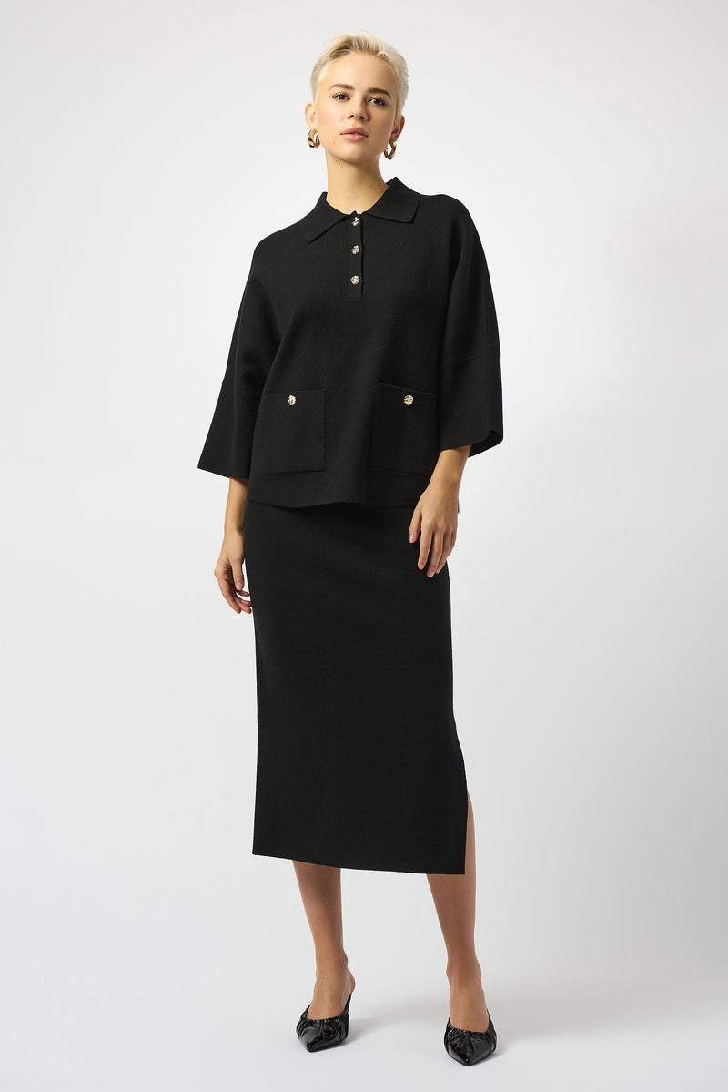 Joseph Ribkoff Elegant High-waist Pencil Skirt Style 243967