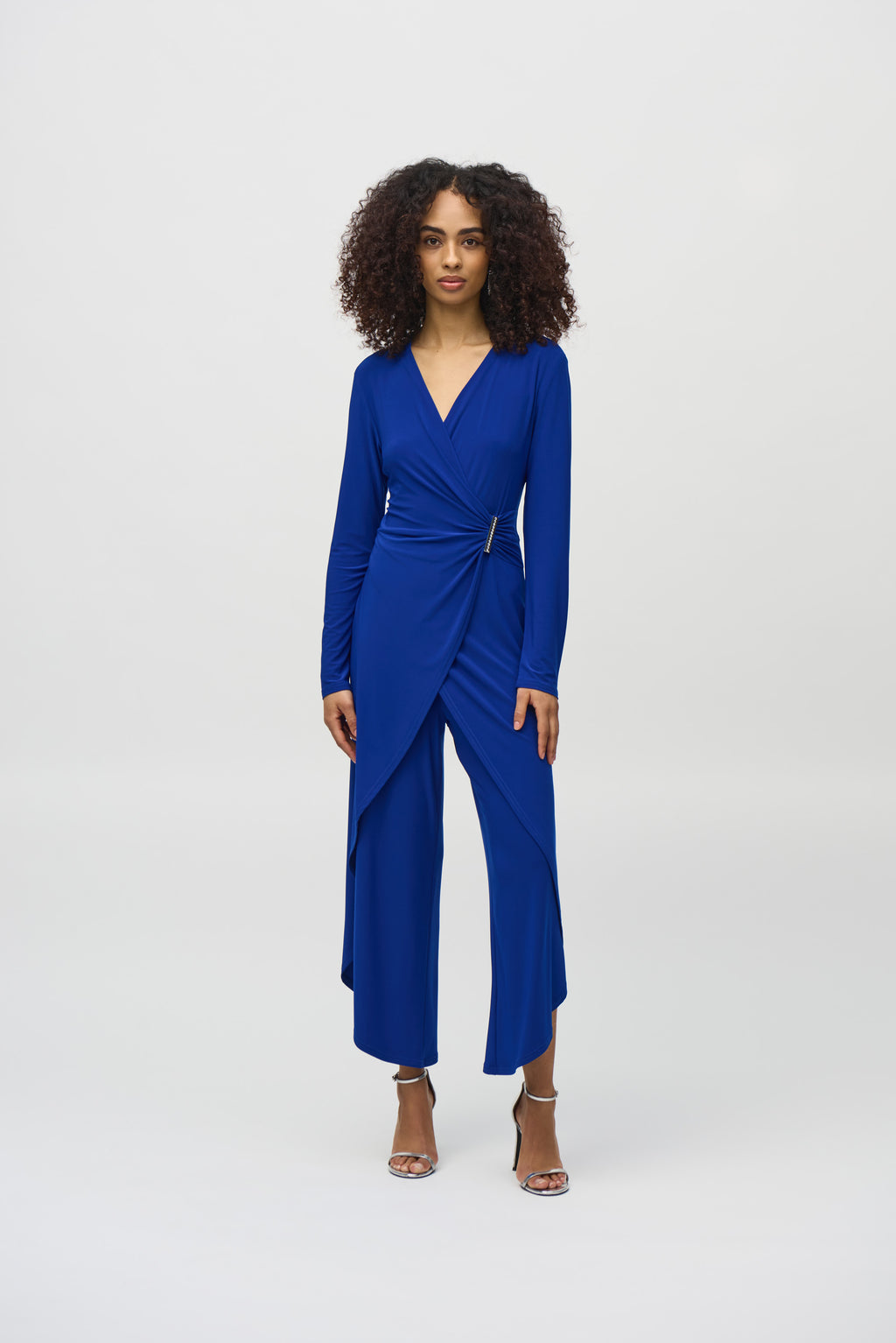 Joseph Ribkoff Full-length Wrap Jumpsuit Style 244155