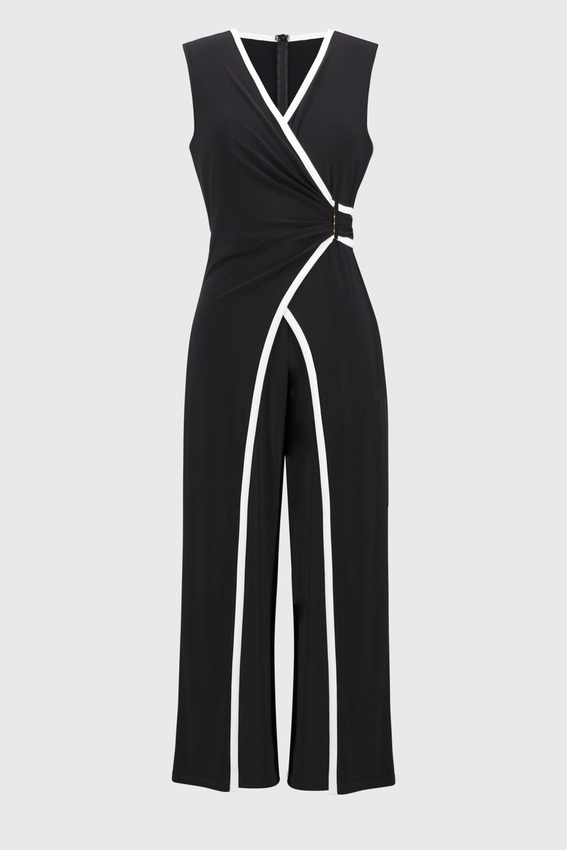 Joseph Ribkoff Formal Sleeveless V-neck Jumpsuit Style 251048