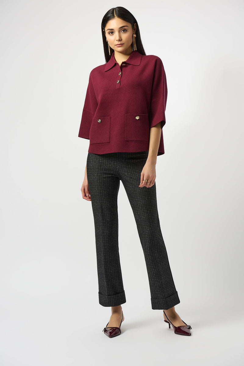 Joseph Ribkoff Mid-rise Formal Trousers Style 253109