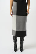 Joseph Ribkoff High-waist Knitted Pencil Skirt Style 253908