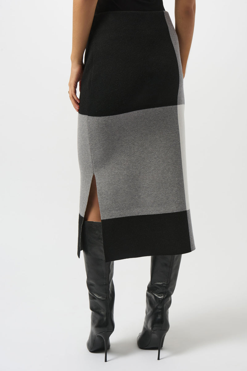 Joseph Ribkoff High-waist Knitted Pencil Skirt Style 253908