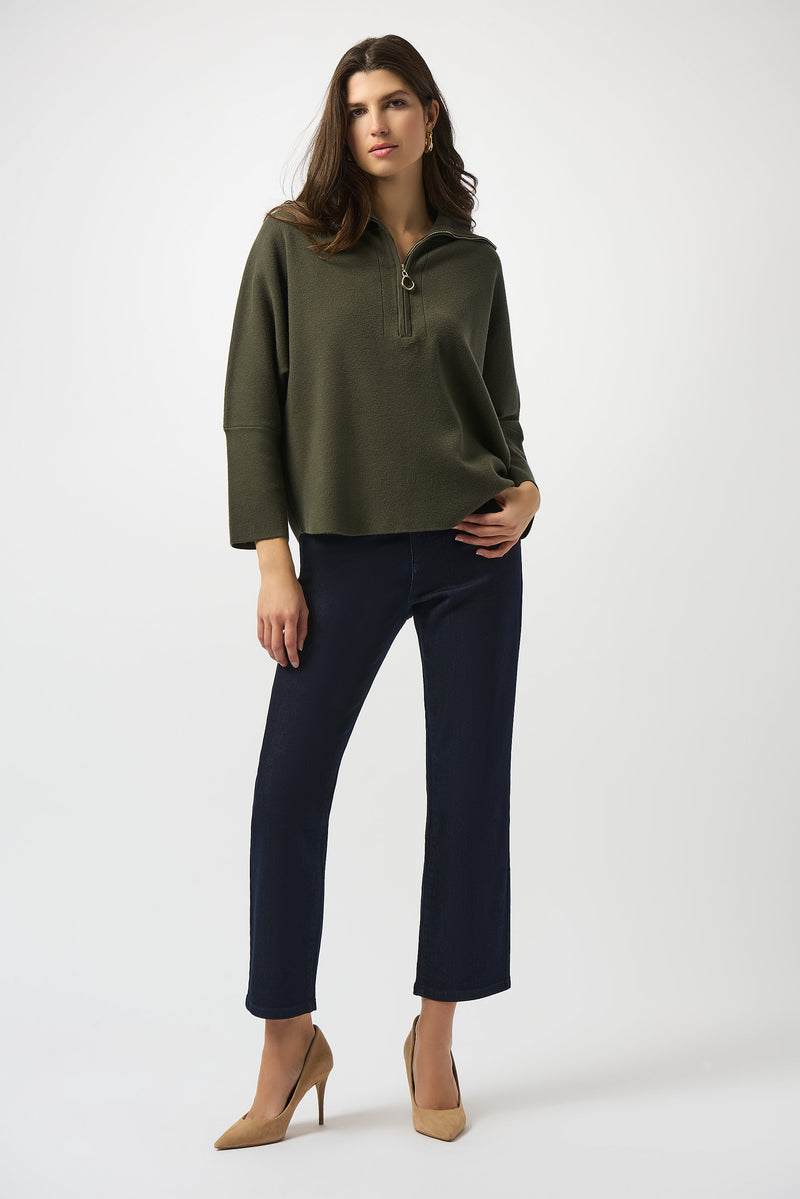 Joseph Ribkoff Hooded Zipper Relaxed Fit Style 253963