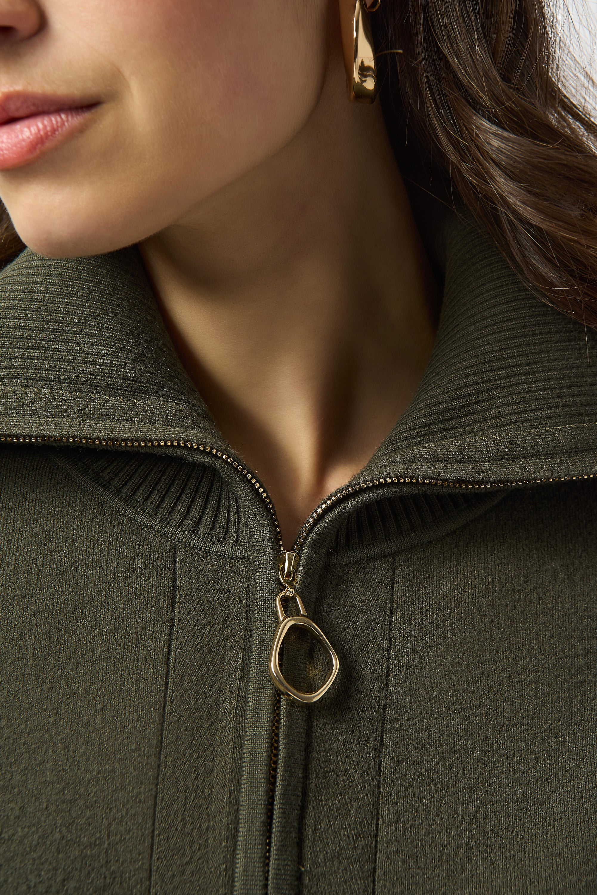 Joseph Ribkoff Hooded Zipper Relaxed Fit Style 253963