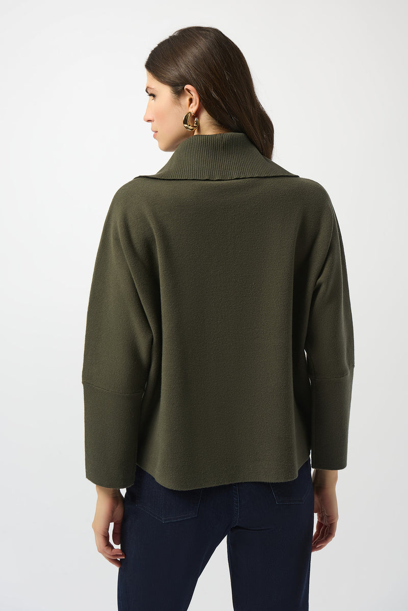 Joseph Ribkoff Hooded Zipper Relaxed Fit Style 253963