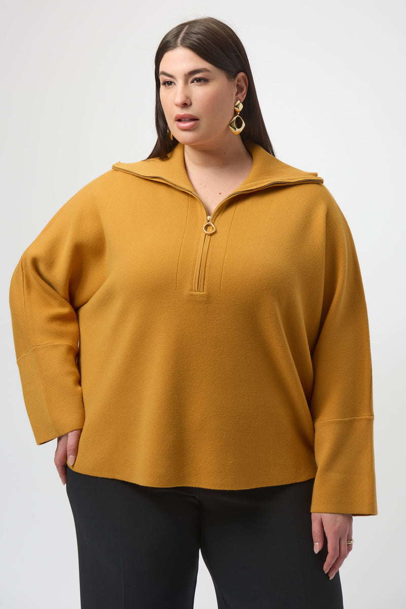 Joseph Ribkoff Hooded Zipper Relaxed Fit Style 253963