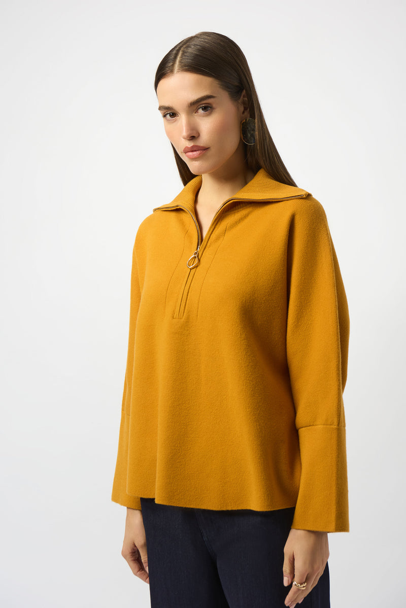 Joseph Ribkoff Hooded Zipper Relaxed Fit Style 253963