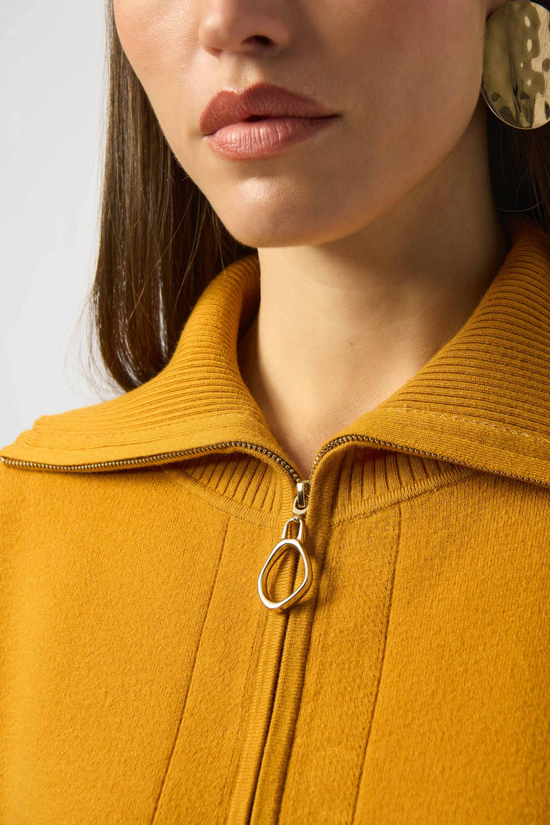 Joseph Ribkoff Hooded Zipper Relaxed Fit Style 253963