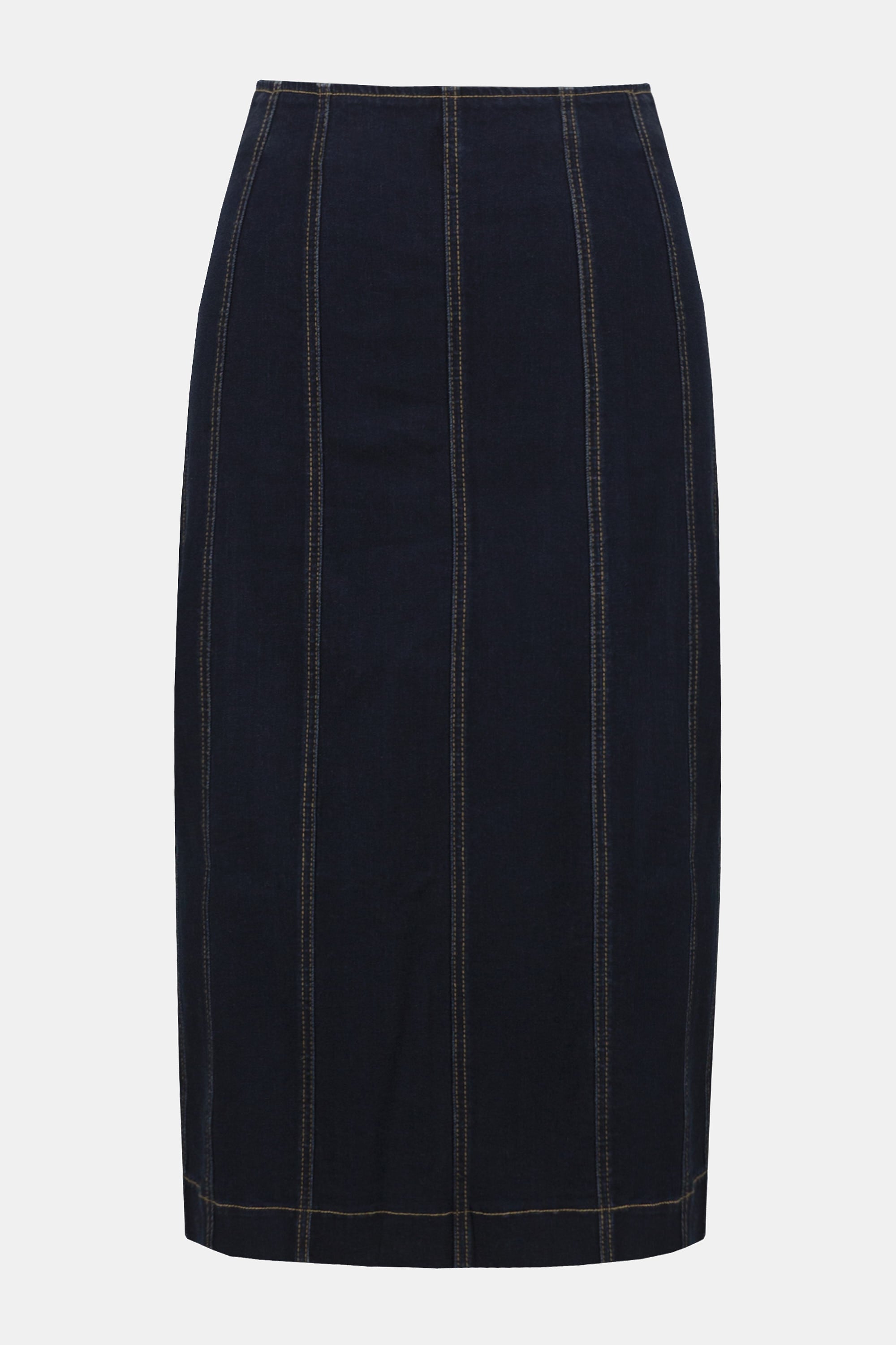 Joseph Ribkoff Stitch Detail Denim Skirt Style 253996