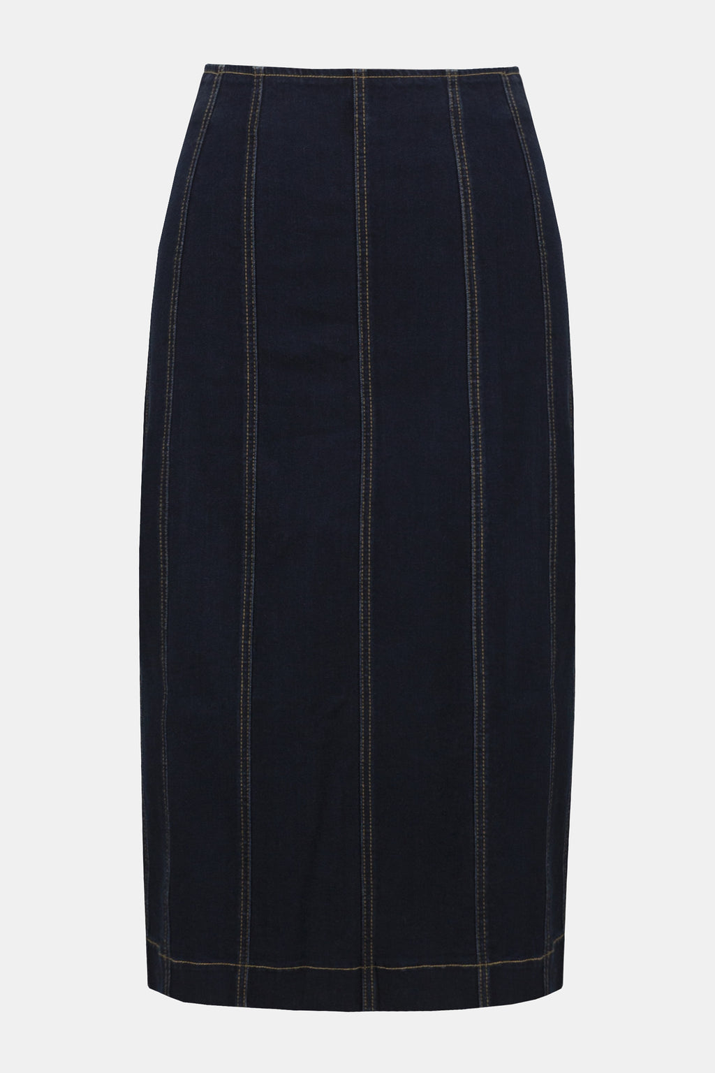 Joseph Ribkoff Stitch Detail Denim Skirt Style 253996