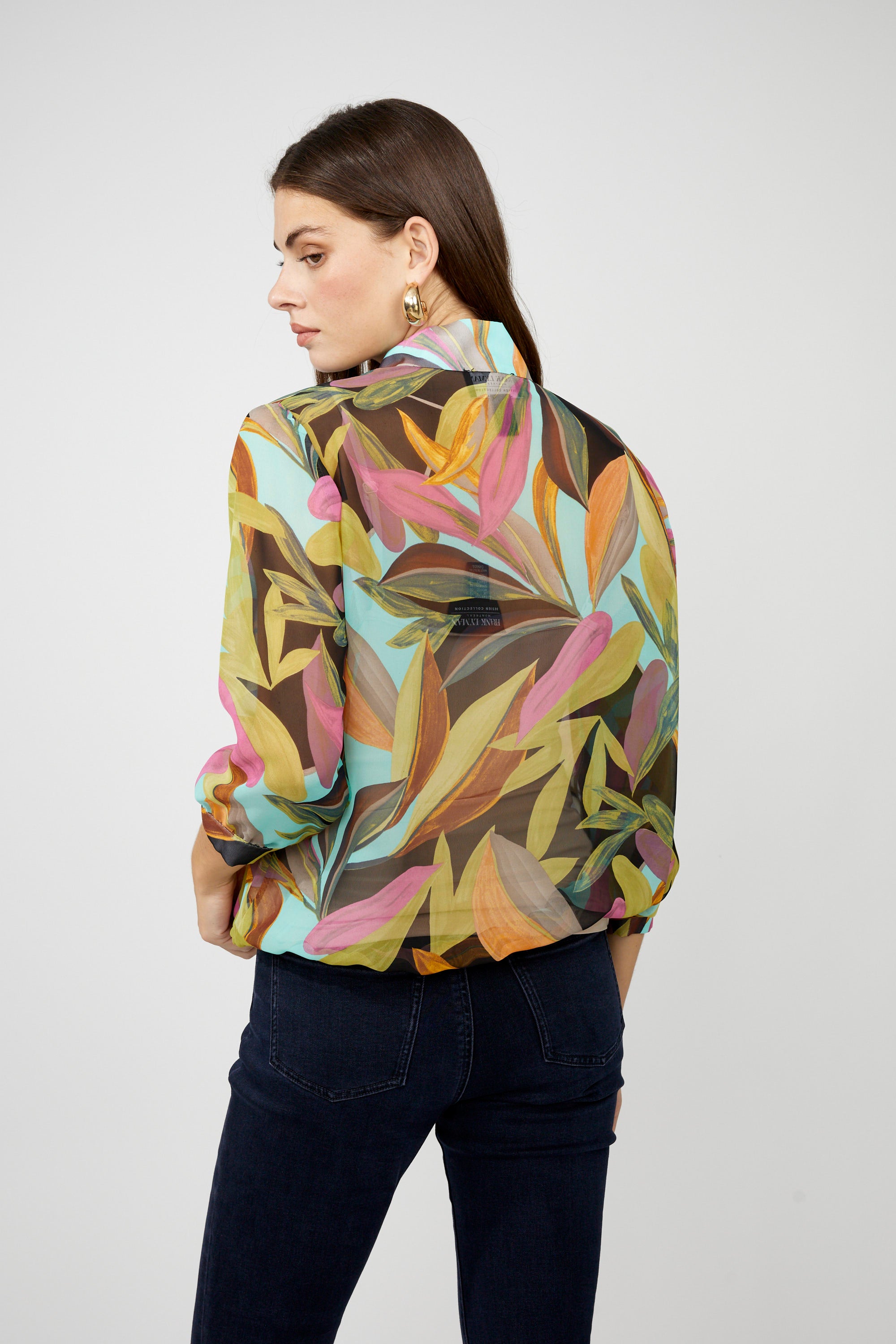 【IUGAMAKARAS】Flowers Zip-Up Jacket ジャケット IUGAMAKARAS】Flowers Zip-Up Jacket ジャケット ジャケット