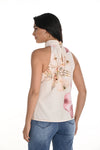 Frank Lyman Floral Halter Sleeveless Top 256332