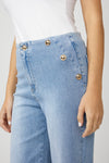Frank Lyman Cropped Wide-leg Trousers Style 256798u