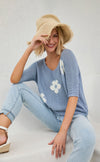 Frank Lyman Floral V-neck Pullover Style 256838u