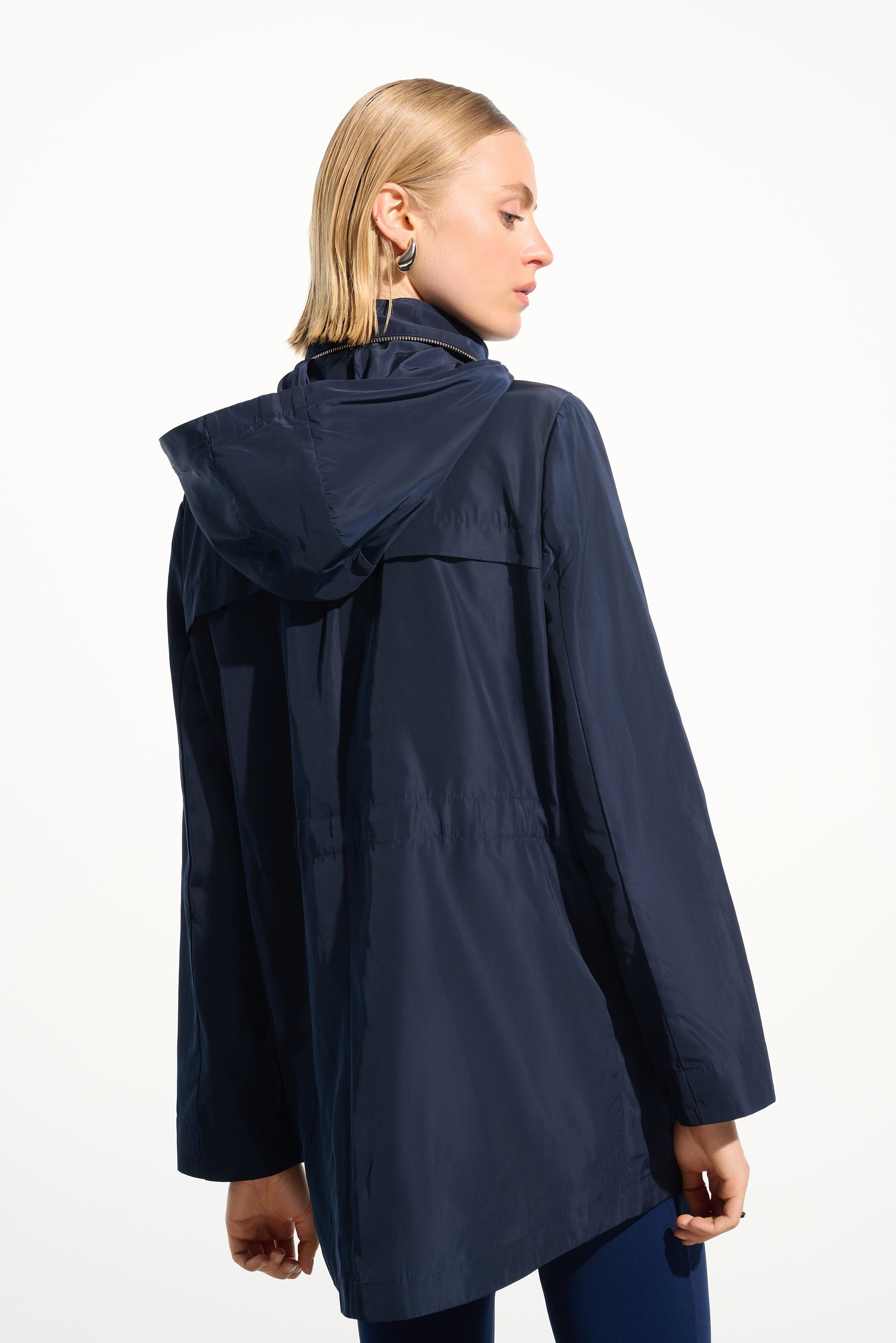 Joseph Ribkoff Hooded Jacket With Zipper Style 261630