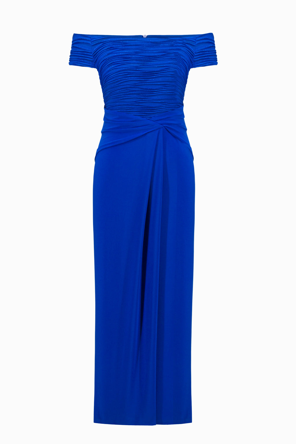 Joseph Ribkoff Elegant Off-shoulder Maxi Dress Style 261733