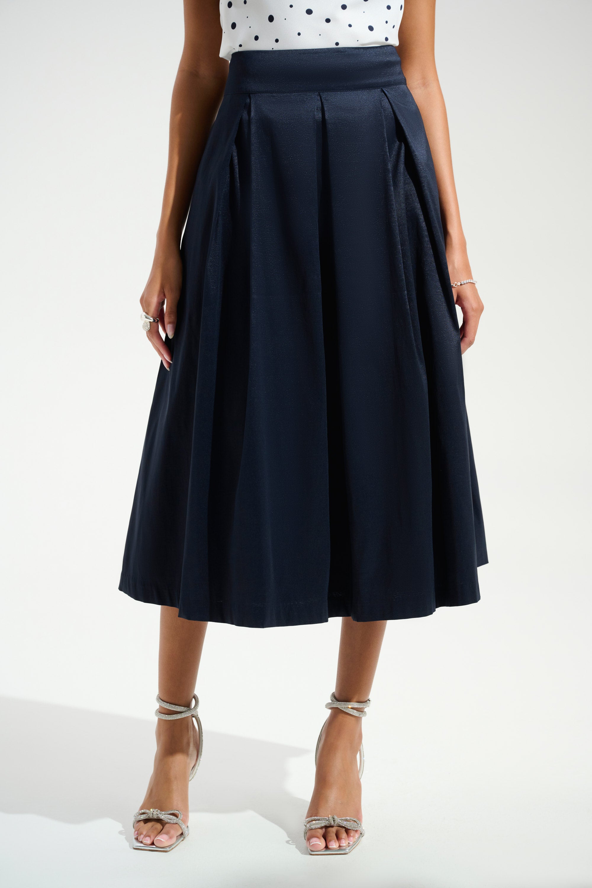 Joseph Ribkoff Elegant High-waist A-line Skirt Style 261757