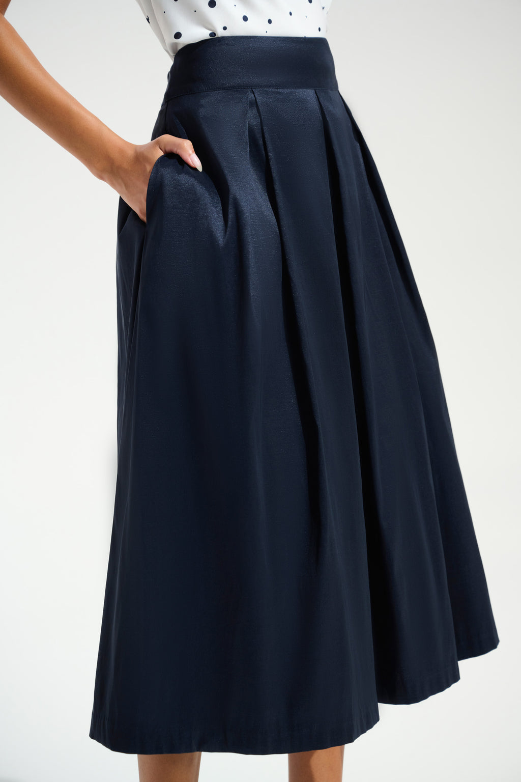 Joseph Ribkoff Elegant High-waist A-line Skirt Style 261757