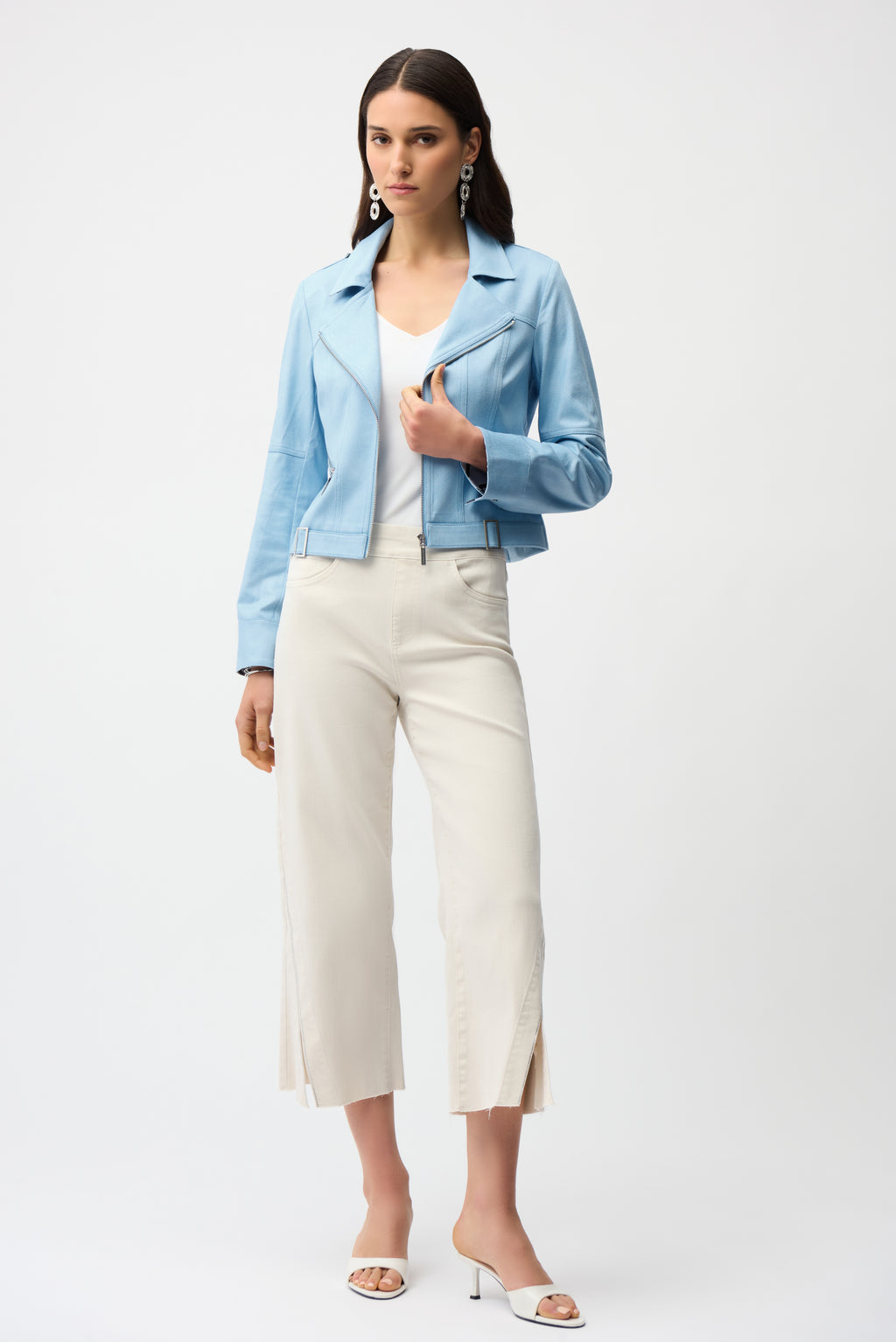Joseph Ribkoff Zipper Closure Casual Top Style 261910