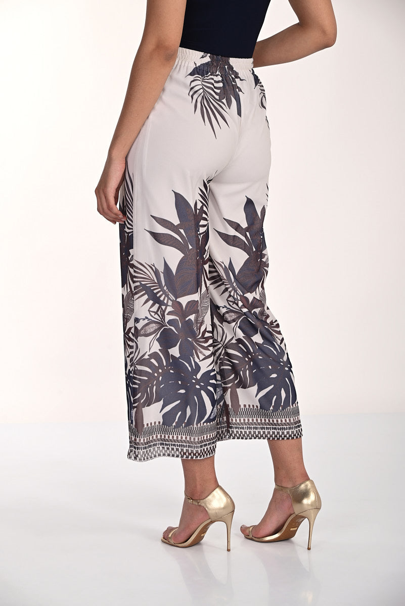 Frank Lyman Floral High-waisted Trousers Style 266108