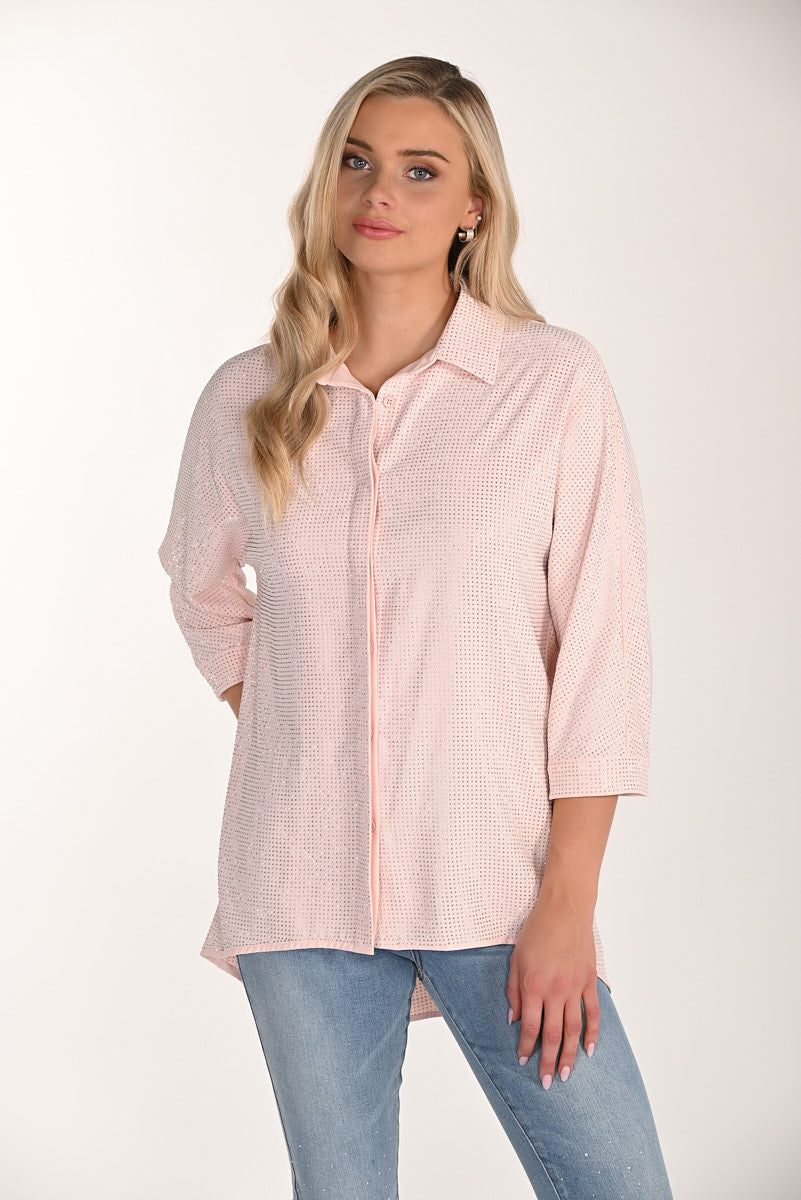 Frank Lyman Relaxed Fit Buttoned Shirt Style 266514