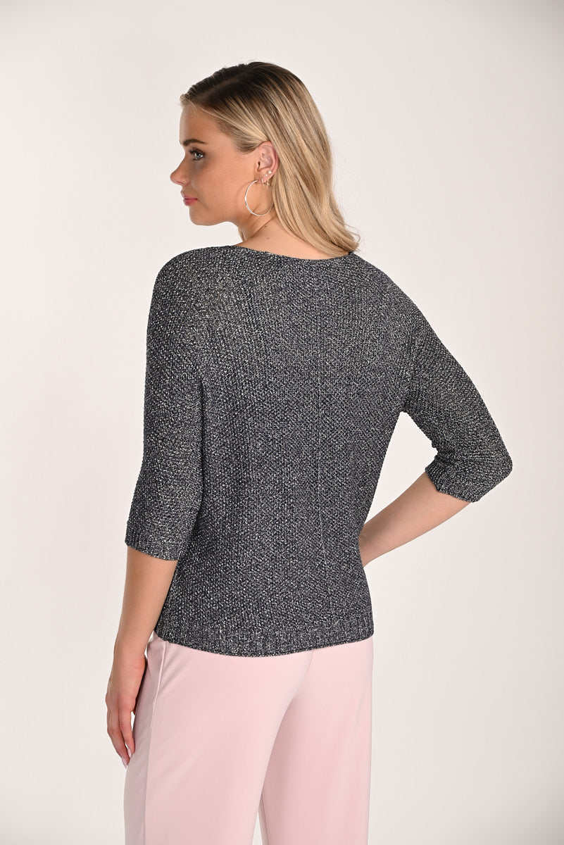 Frank Lyman V-neck Glitter Pullover Style 266548