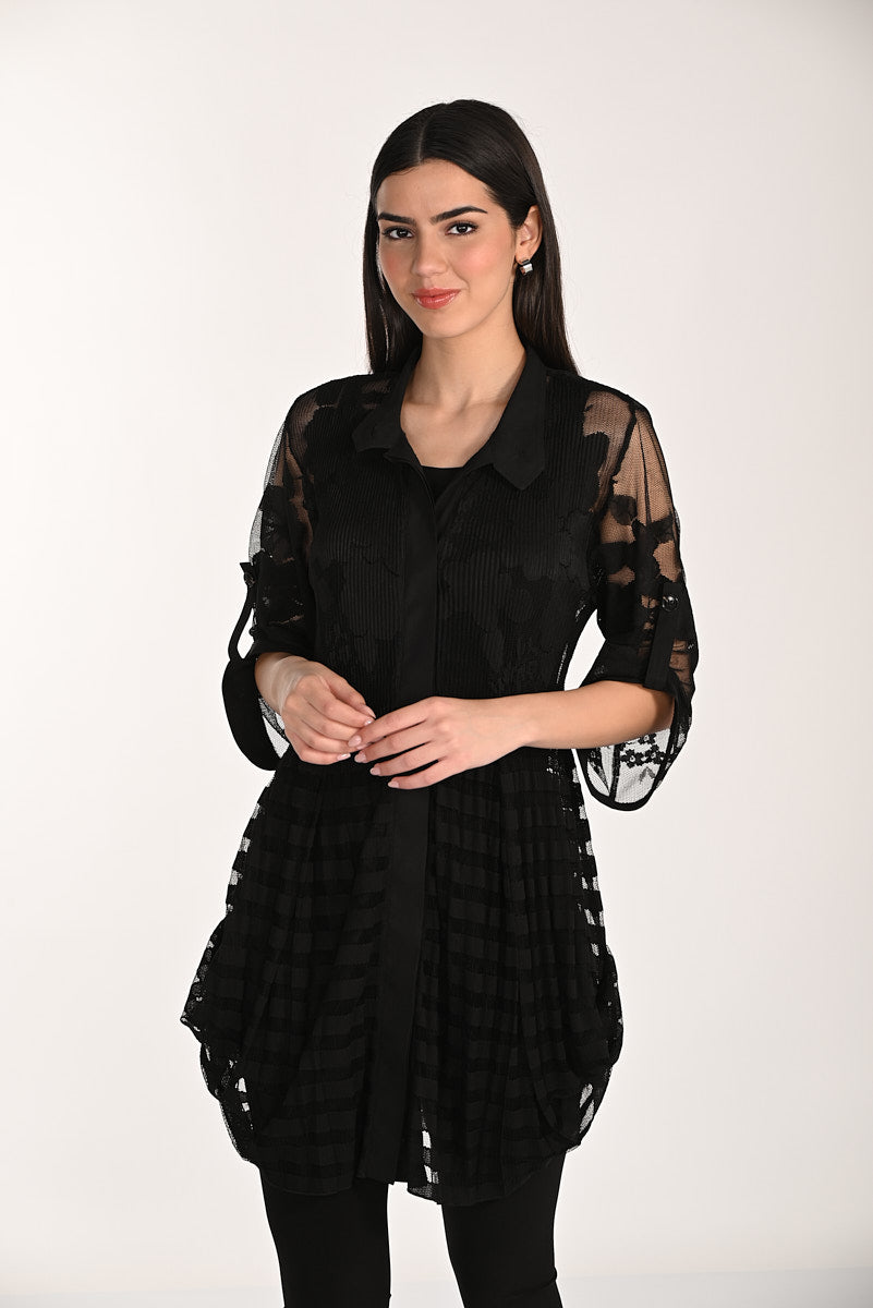 Frank Lyman Floral Embroidered Blouse Style 266566