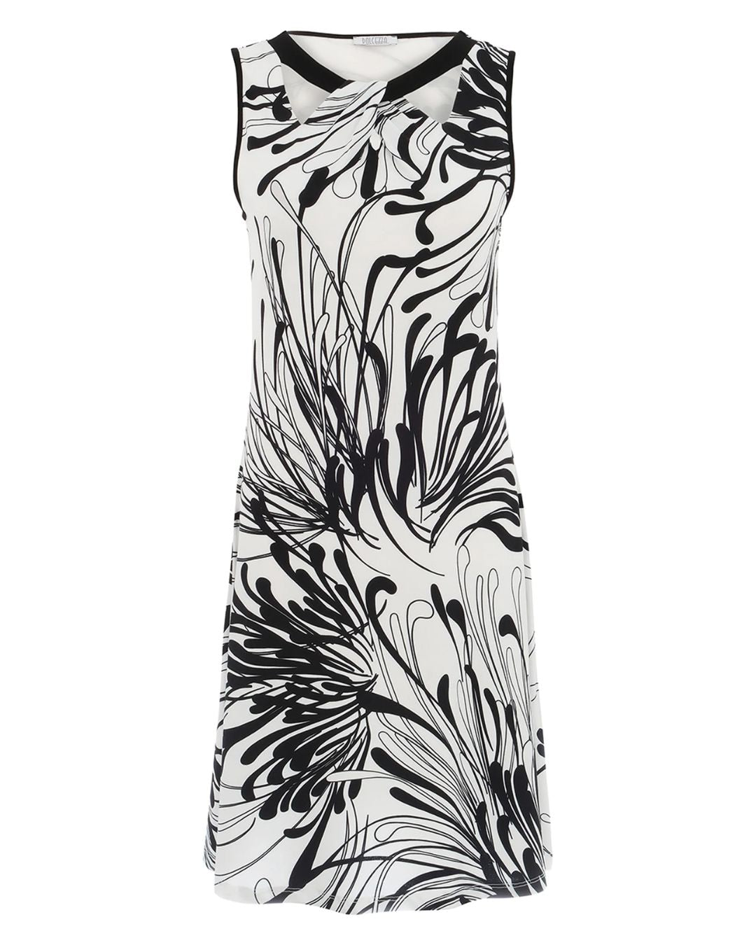Dolcezza Time for a Martini Twist Neck Dress 25126