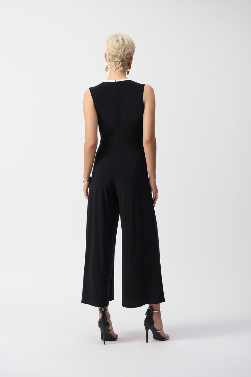 Joseph Ribkoff Formal Sleeveless V-neck Jumpsuit Style 251048