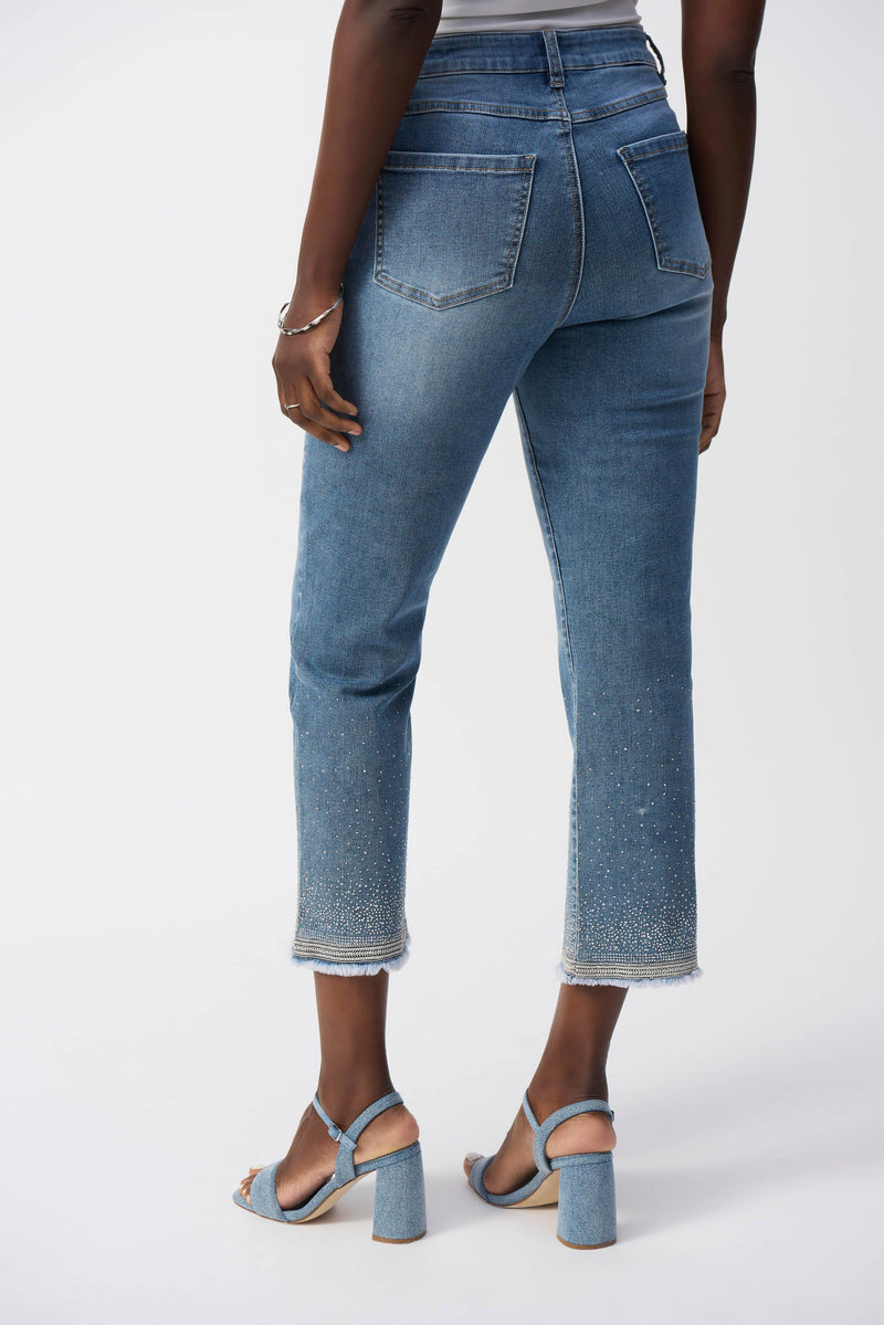 Joseph Ribkoff High-waisted Ankle-length Jeans Style 251956