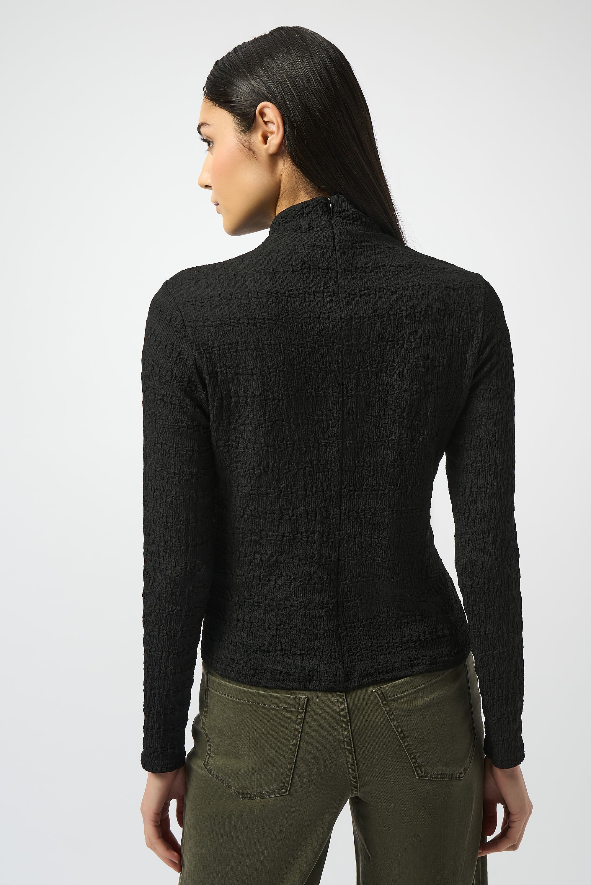 Joseph Ribkoff High Neck Textured Pullover Style 253294