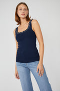 Frank Lyman Sleeveless Square Neck Pullover Style 251600