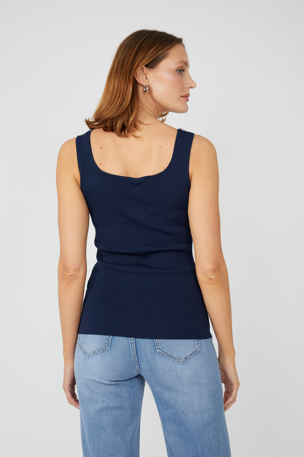 Frank Lyman Sleeveless Square Neck Pullover Style 251600