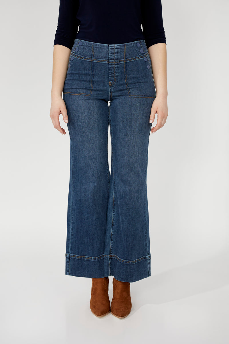Frank Lyman High-waisted Wide-leg Trousers Style 253805