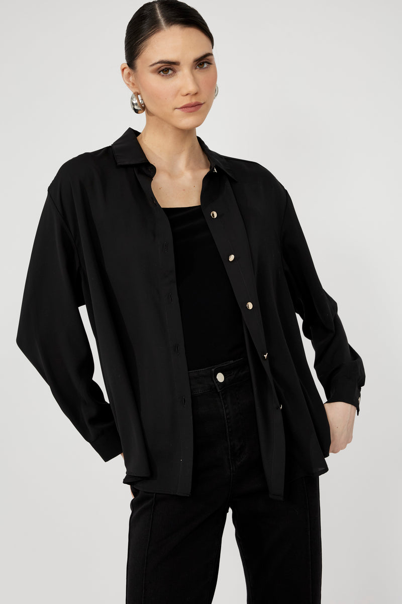 Frank Lyman Leopard Jewel Button Blouse Style 253829