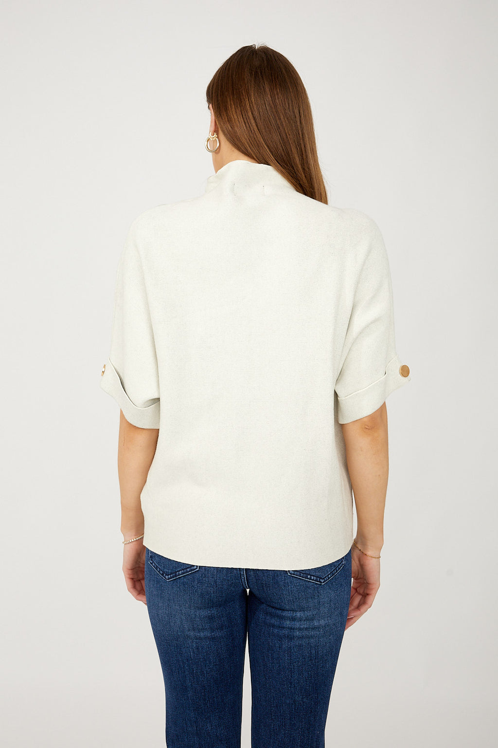 Frank Lyman Artistic Mock Neck Pullover Style 254969