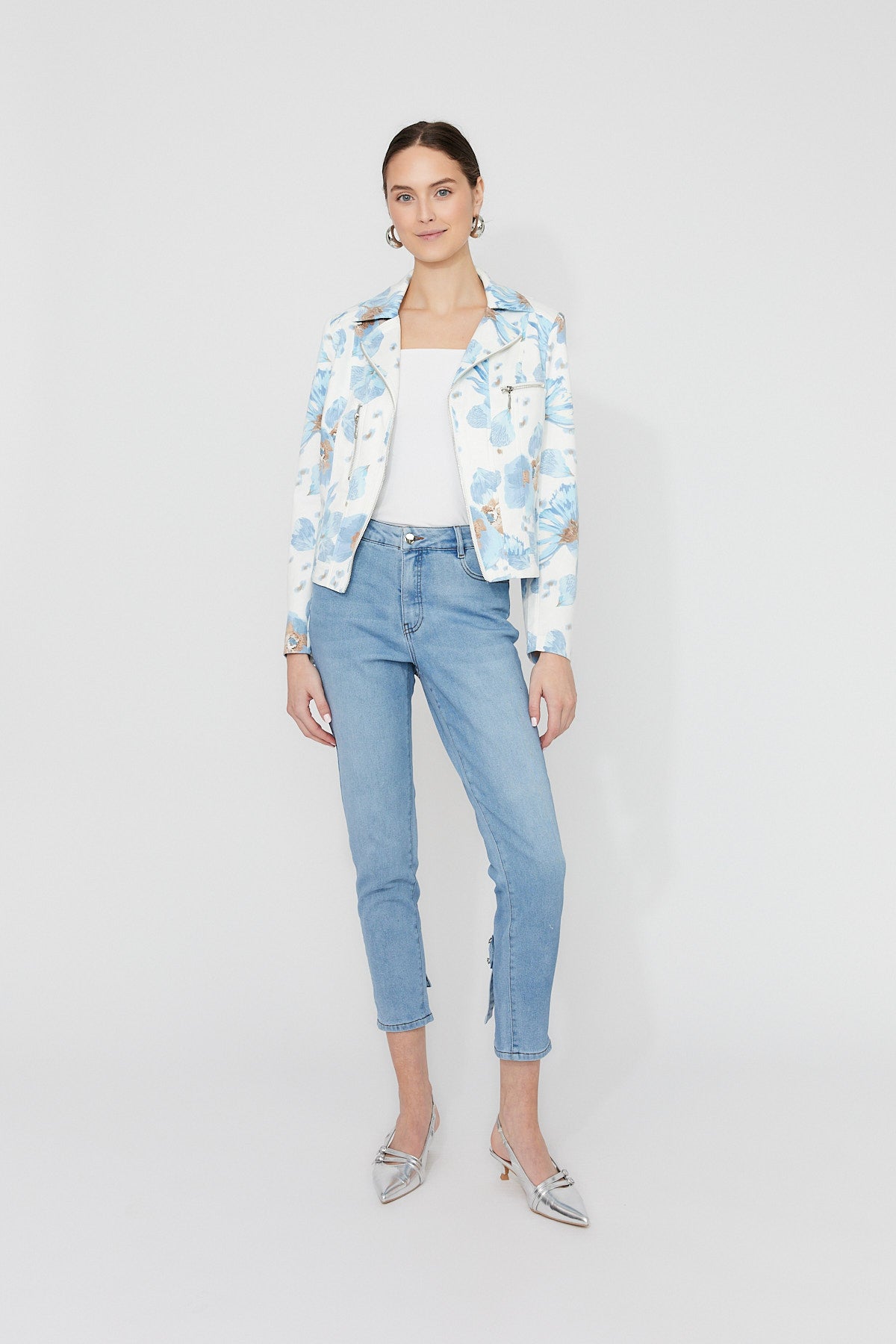 Frank Lyman Floral Print Jacket Style 261618