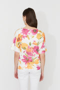 Frank Lyman Floral V-neck Pullover Style 261644