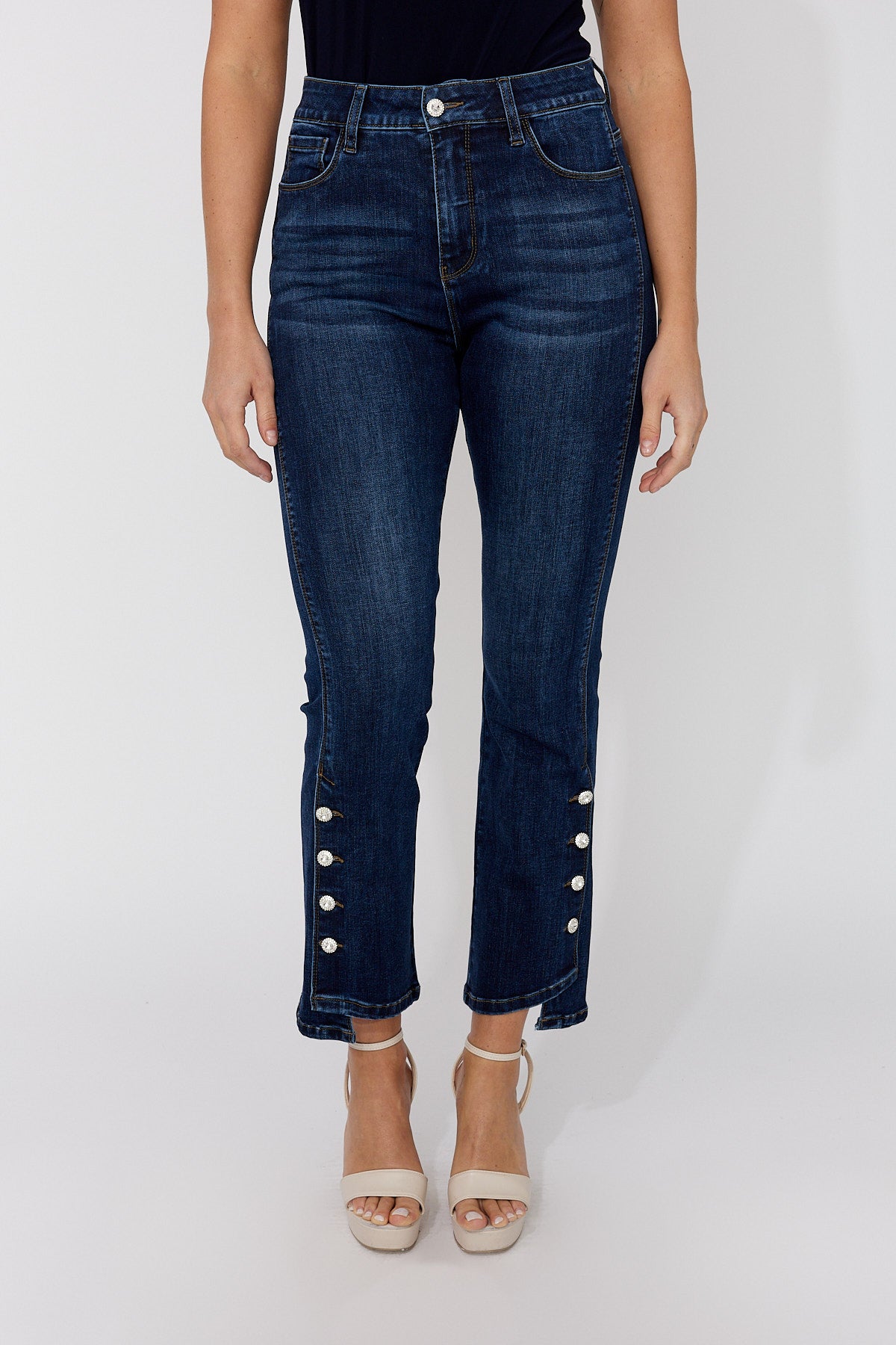 Frank Lyman High-waisted Slim Jeans Style 266508