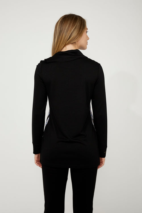 Dolcezza Chic Abstract Zipper Jacket Style 75652