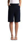 Sympli Nu Straight Leg Shorts in Black and Navy - 27272S