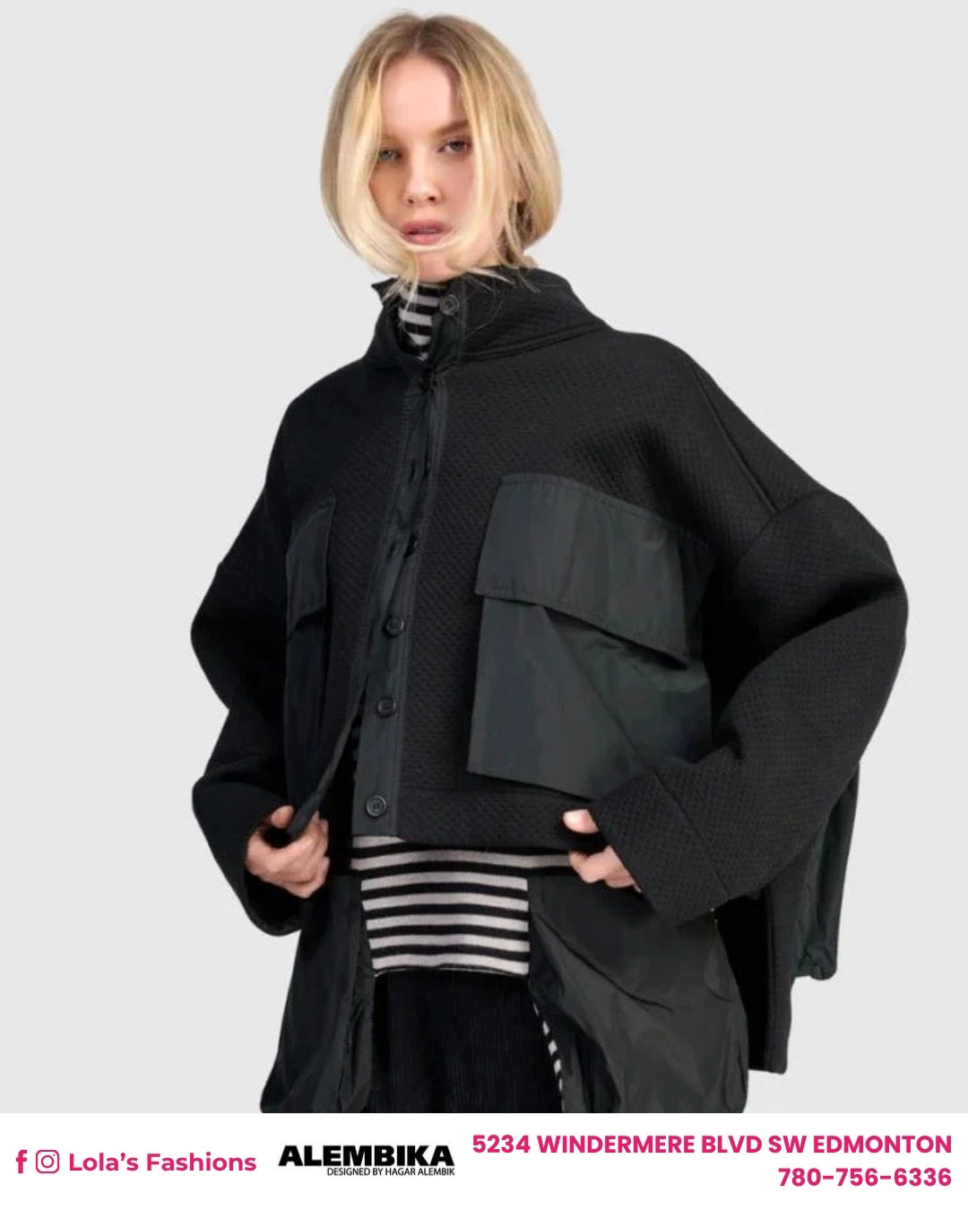 Alembika Urban Workshop Black Jacket UJ206B